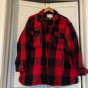 Gorgeous jacket/plaid shirt (bag A)